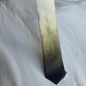 Fendi Gradient Tie in Black and Cream